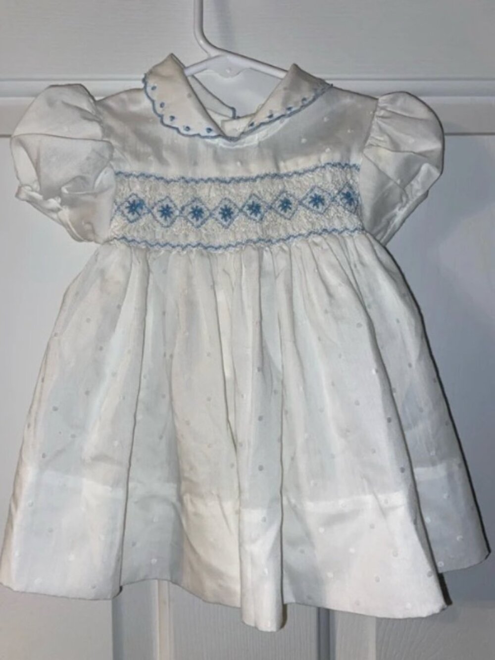 Kids vintage smocked Dress